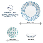 Corelle® Global Collection Northern Pines 18-piece Dinnerware Set, Service for 6