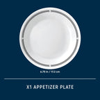 Corelle® Brasserie 6.75" Appetizer Plate