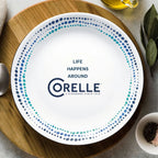 Corelle® Ocean Blues 16-piece Mugless Dinnerware Set, Service of 4