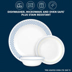 Corelle® Amelia 12-piece Dinnerware Set, Service for 4