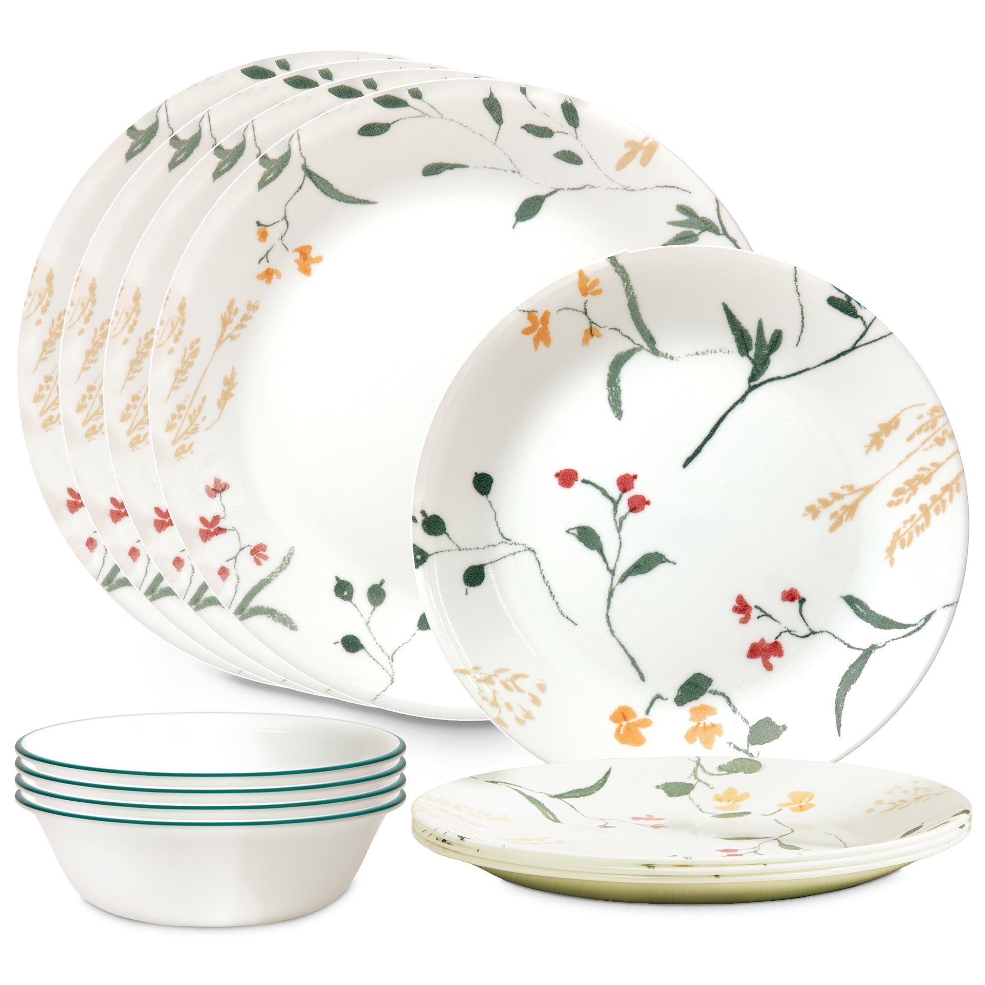 Corelle® Wildflower Scatter 12-piece Dinnerware Set, Service for 4