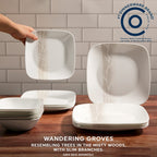 Corelle® Square Wandering Grove 9" Salad Plate